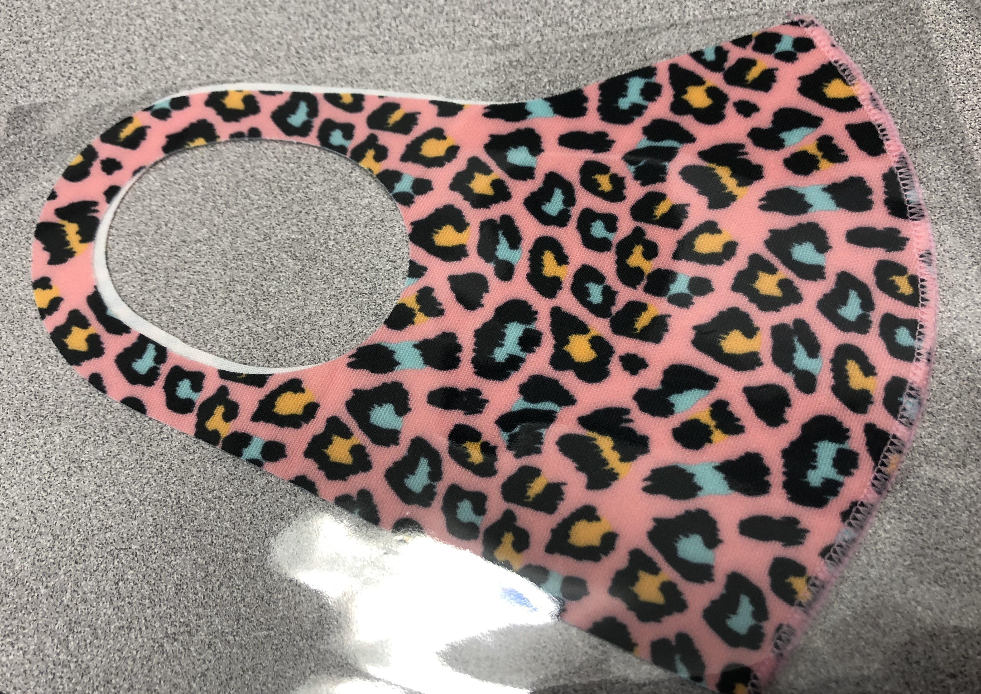 Pink Multi Leopard Face Covering