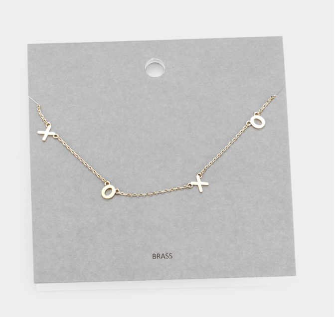 XOXO Necklace - Gold