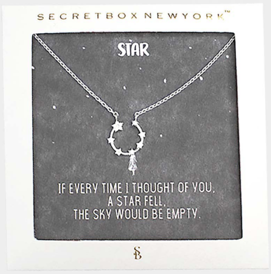 Star Message Necklace 