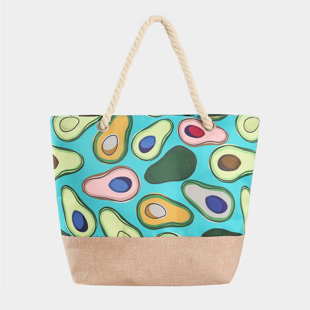 Avocado Print Tote Bag