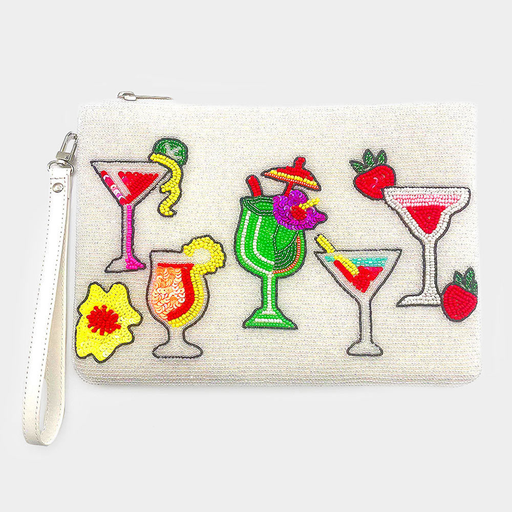 Seed Bead Cocktail Clutch