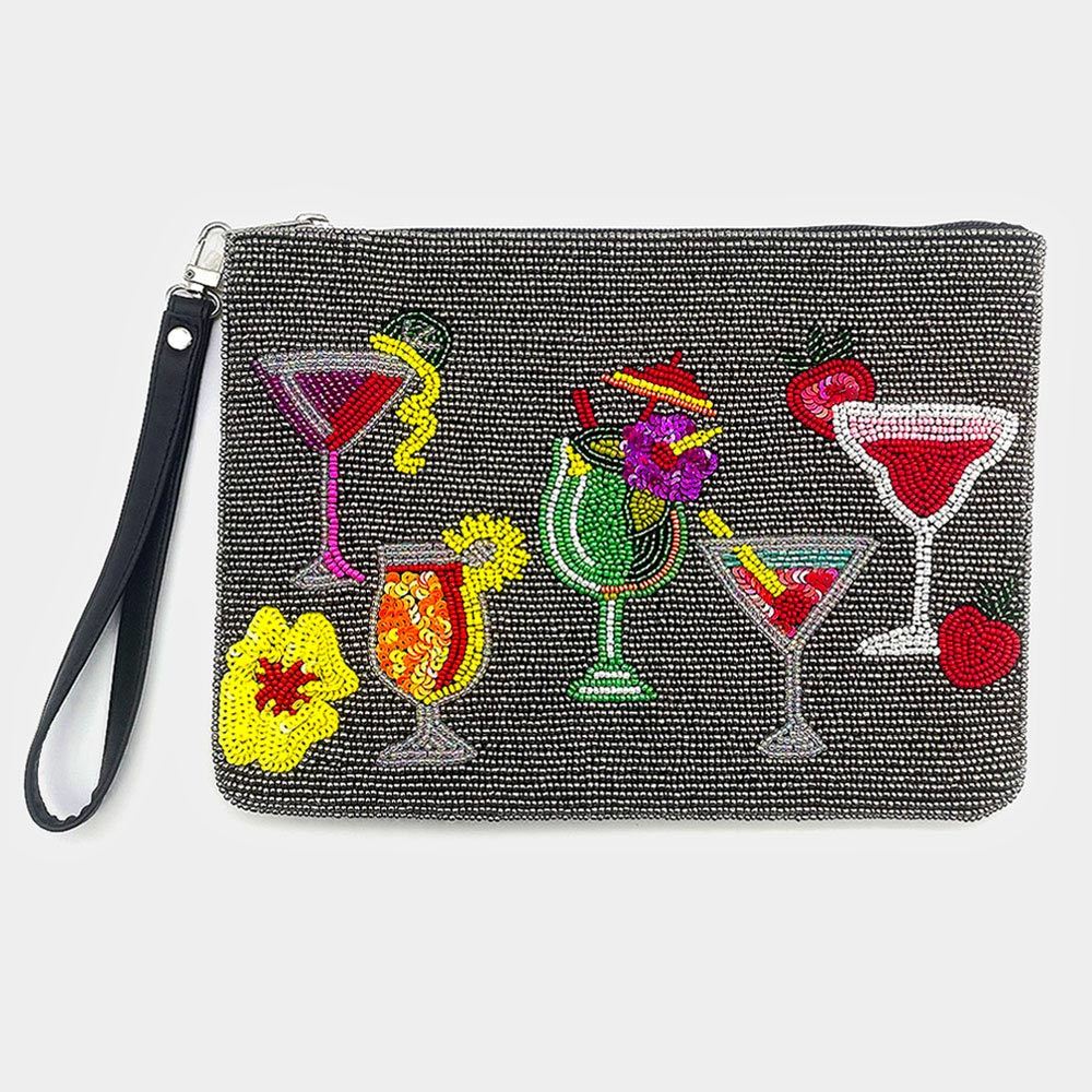 Seed Bead Cocktail Clutch